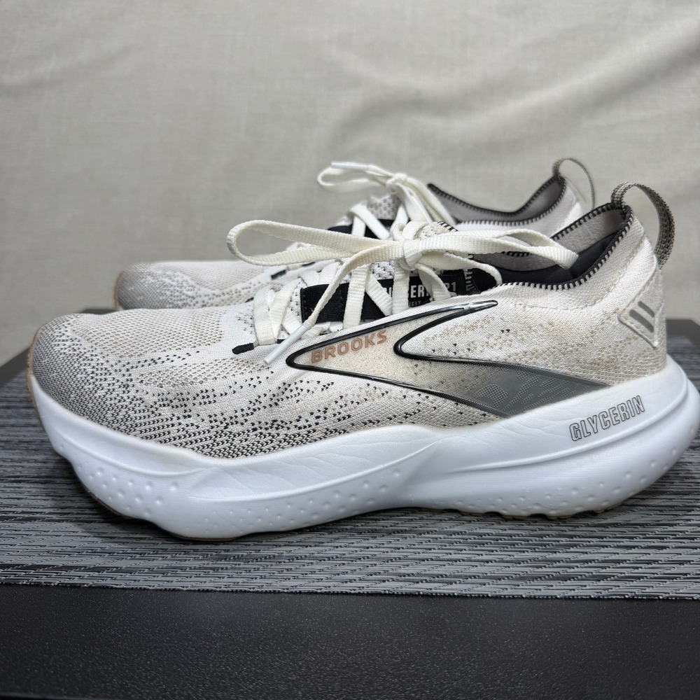 Brooks Glycerin StealthFit 21 Shoes - Women 8.5 - White Running 1204101B135